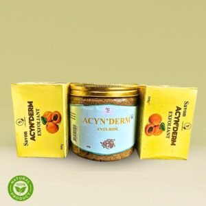 ACYN'DERM Anti-Ride gommage et savon exfoliant Pack ACYN'DERM Anti-Ride gommage naturel et savon exfoliant pour soin de la peau